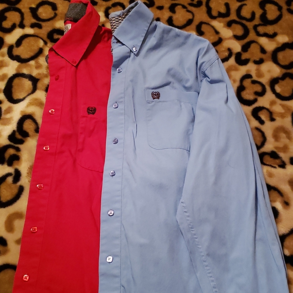 Two Cinch button ups